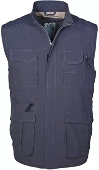 Veste légère multipoche bleu marine