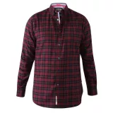 Chemise flanelle à carreaux rouge noir casual