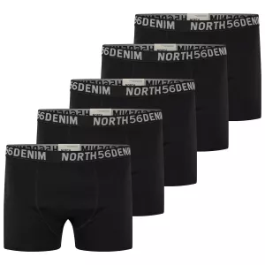 Pack de 5 Boxers noirs de 2XL à 8XL North 56Denim
