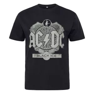 T-shirt noir AC/DC Black Ice