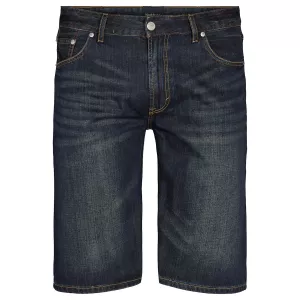 Bermuda jean bleu délavé coupe confor