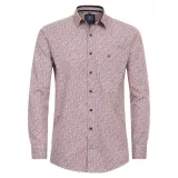 Chemise manche longue Motif rouge orange Floral de 2XL à 6XL