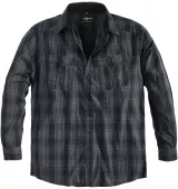 Chemise Replika carreaux gris  manches longues 3XL