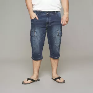 Jeans Capri bleu délavé de 58US à 60US