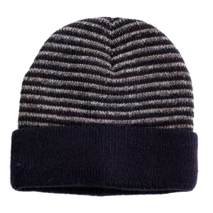 Bonnet Ligné bleu marine