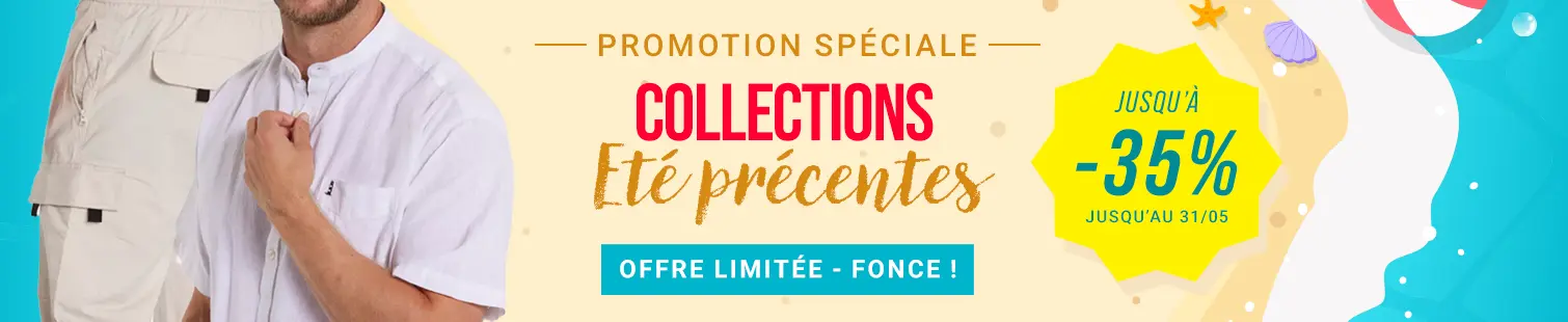 Promotion printemps 2025  - vêtement grande taille pour homme